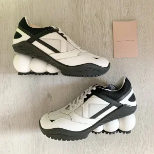 Christopher Kane Looner Sneakers in Black White