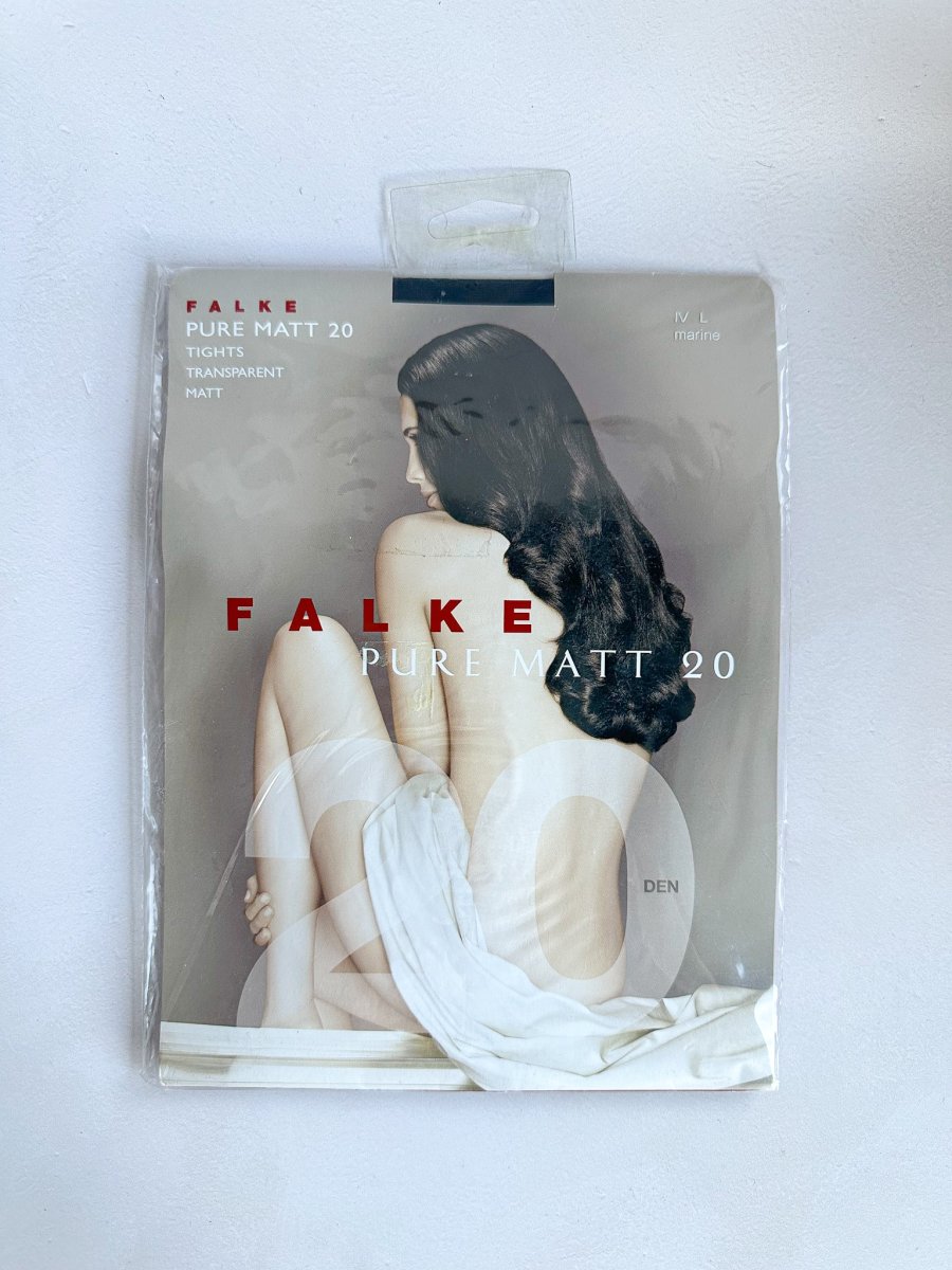 FALKE Pure Matte 20 Denier Tights in Marine - Imagen 3