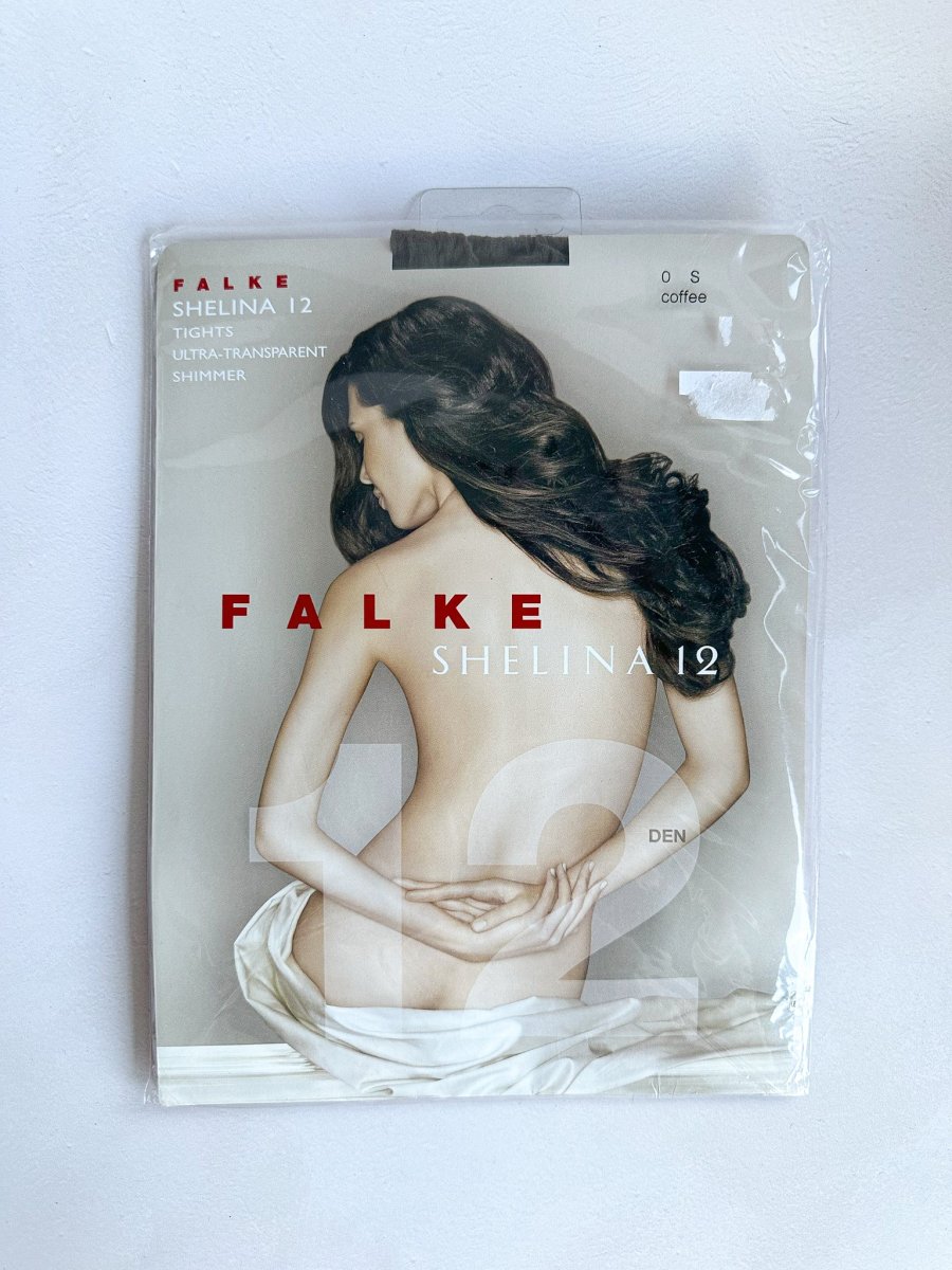 FALKE Shelina 12 Denier Ultra Transparent Sheer Tights in Coffee Brown - Imagen 2
