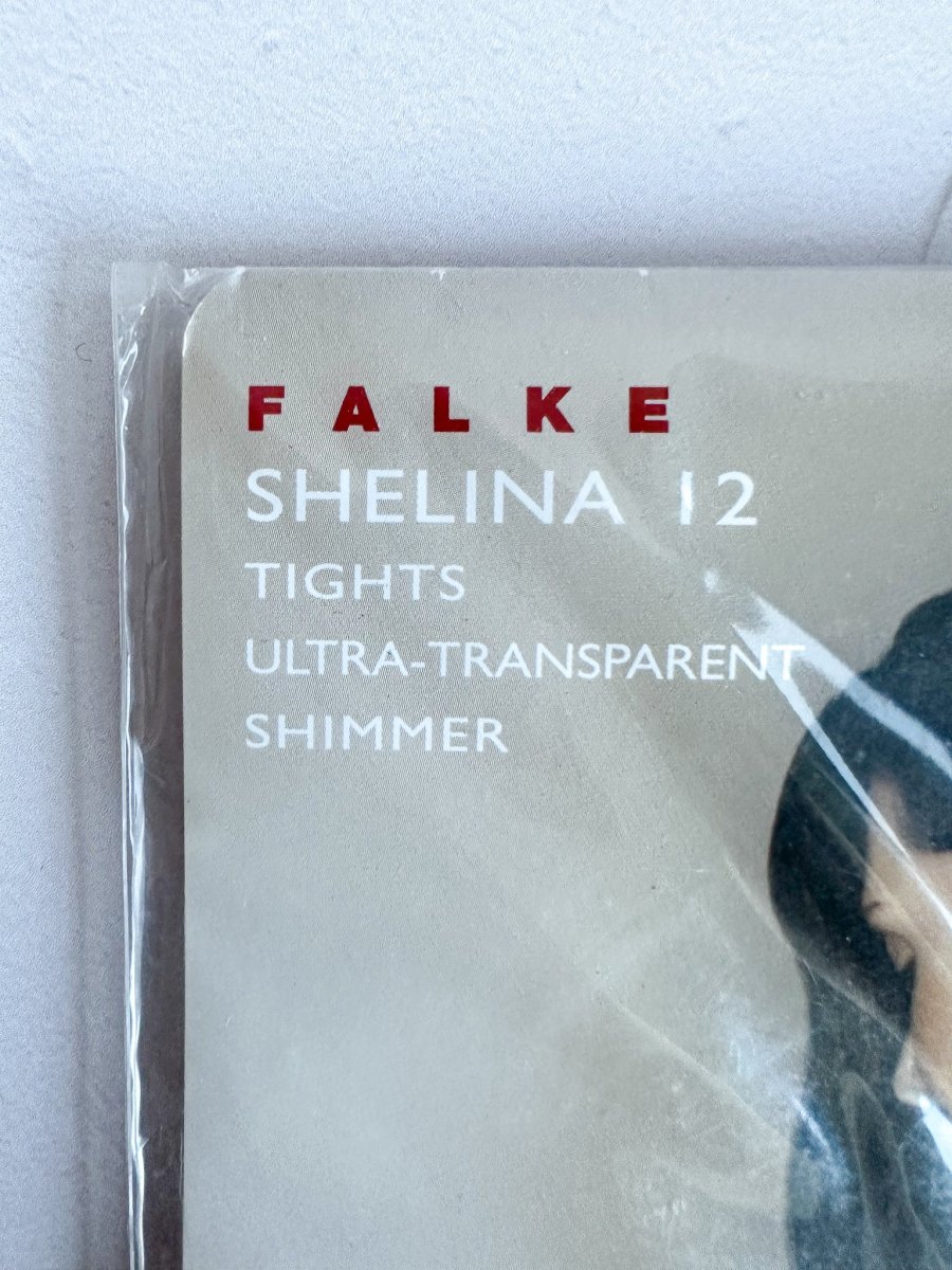 FALKE Shelina 12 Denier Ultra Transparent Sheer Tights in Black - Imagen 3