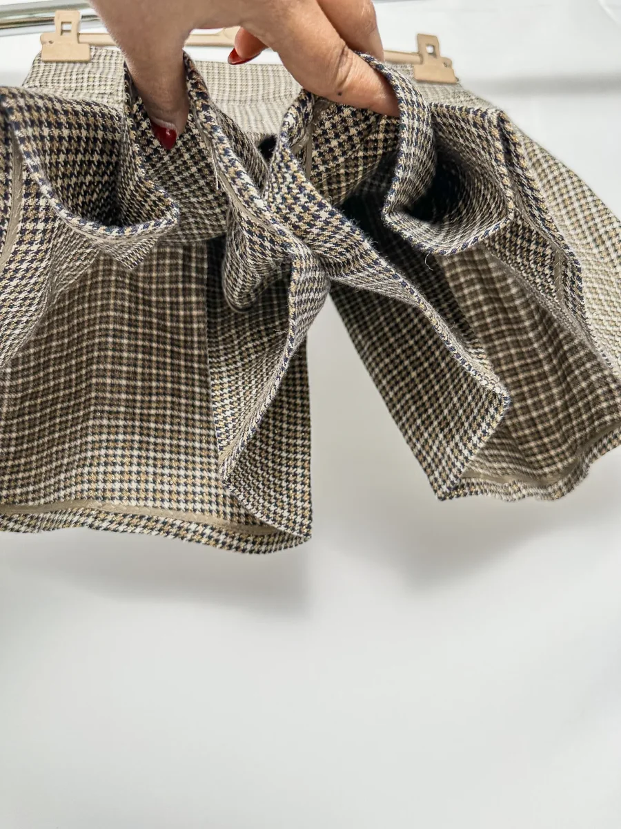 Brunello Cucinelli Houndstooth Check Print Skort - Imagen 8