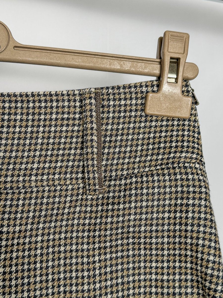 Brunello Cucinelli Houndstooth Check Print Skort - Imagen 9