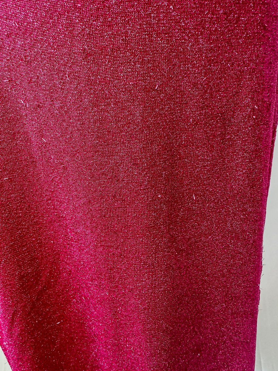 De La Vali Pink Shimmer Halterneck Midi Dress - Imagen 8