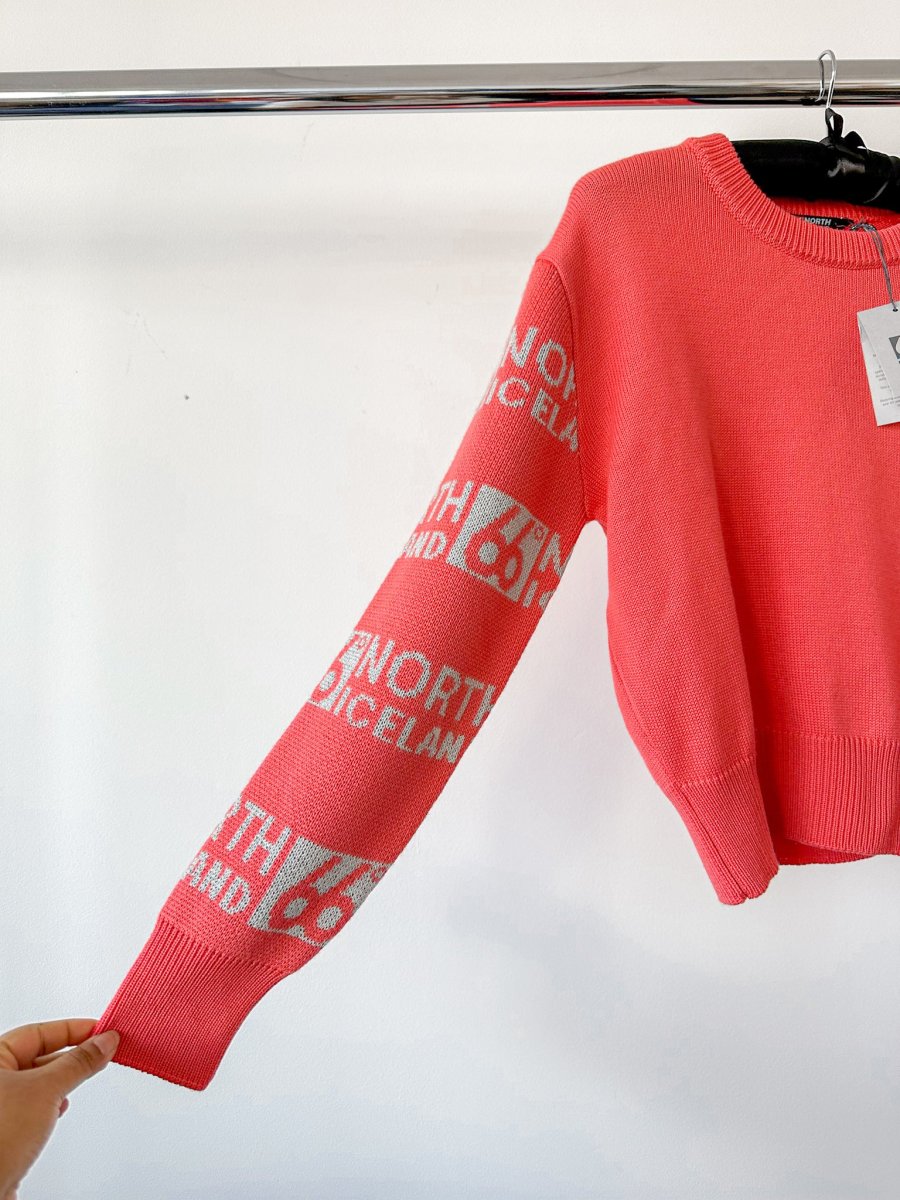 66 North Iceland Allover Logo Knit Crew Neck Ski Jumper - Imagen 7