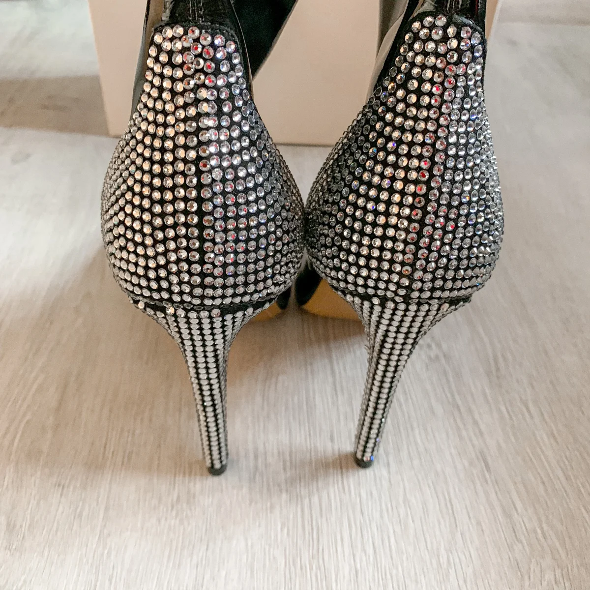 Alexandre Vauthier Crystal Embellished Black Boots - Imagen 9