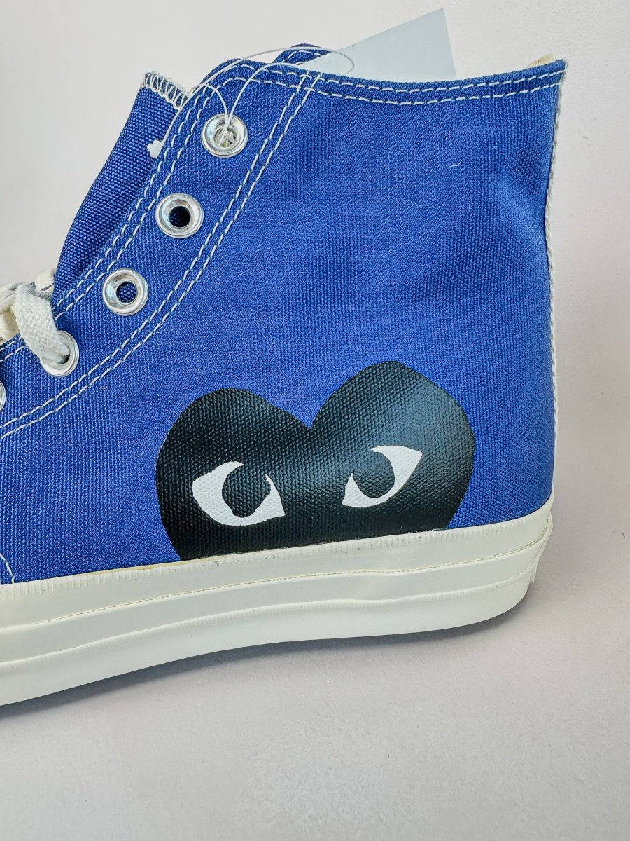 Converse X Comme Des Garçons Blue Chuck 70 Hi Tops - Imagen 5