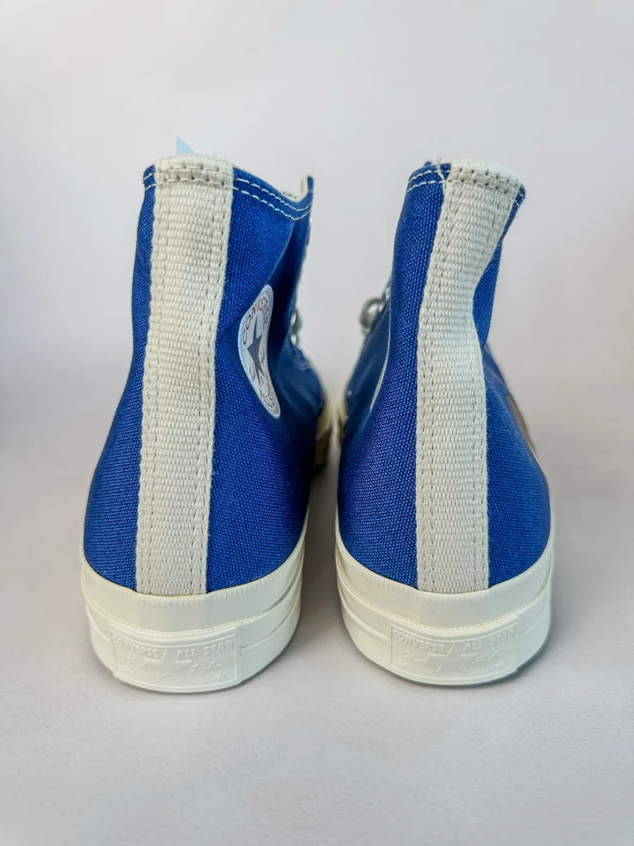 Converse X Comme Des Garçons Blue Chuck 70 Hi Tops - Imagen 6