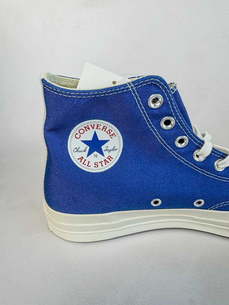 Converse X Comme Des Garçons Blue Chuck 70 Hi Tops - Imagen 7