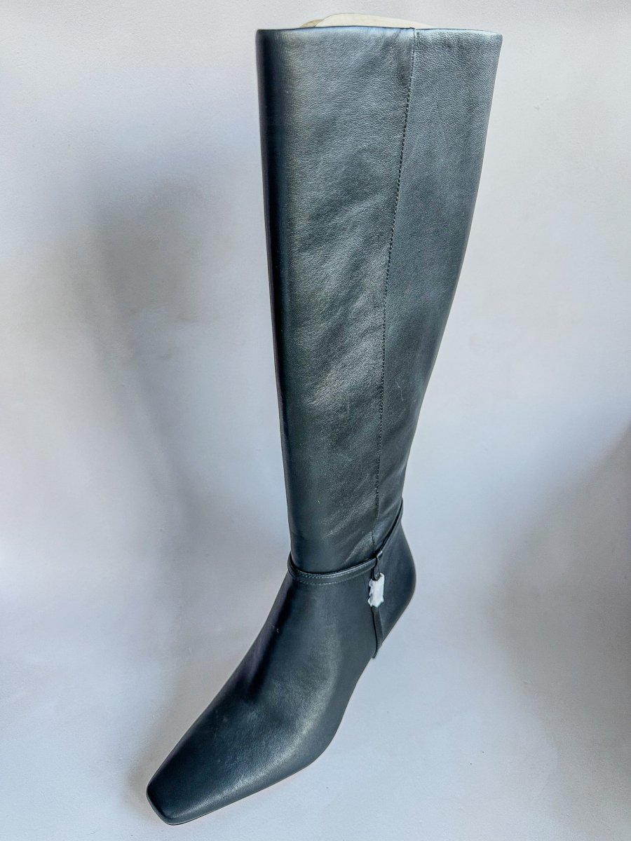 Coach Black Raquel Leather Calf Boots - Imagen 7
