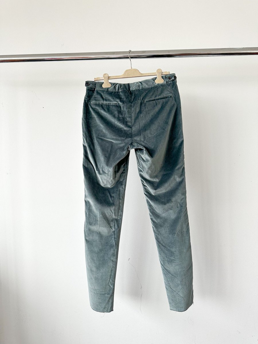 Paul Smith Velvet Blue Stripe Side Smart Trousers - Imagen 6