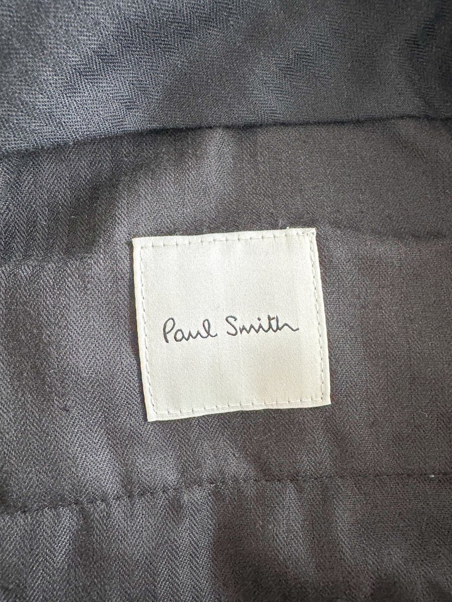 Paul Smith Velvet Blue Stripe Side Smart Trousers - Imagen 8