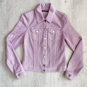 Christopher Kane Pastel Purple Denim Jacket