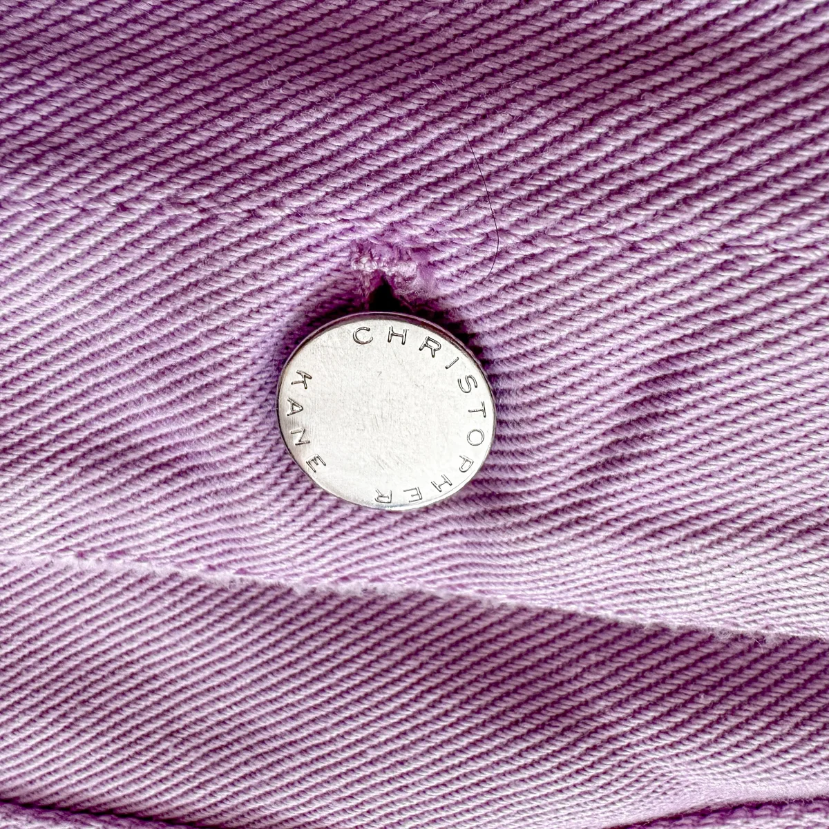 Christopher Kane Pastel Purple Denim Jacket - Imagen 7