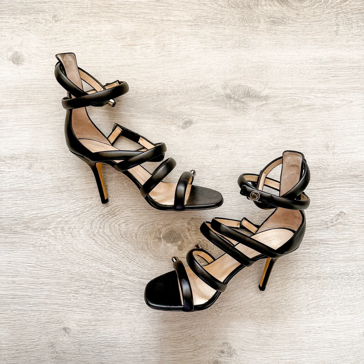 Christopher Kane Spiral Strappy Embellished High Heels