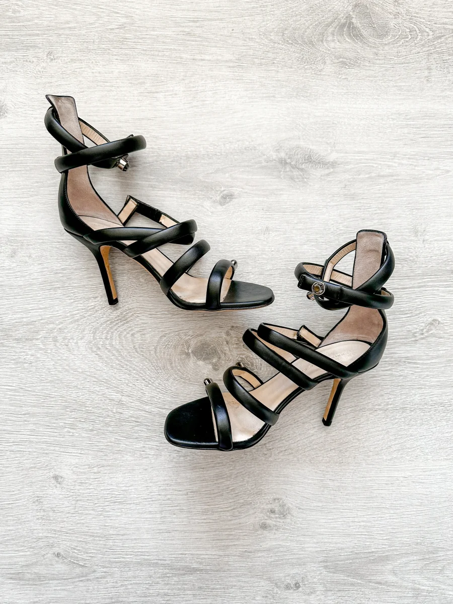 Christopher Kane Spiral Strappy Embellished High Heels - Imagen 3