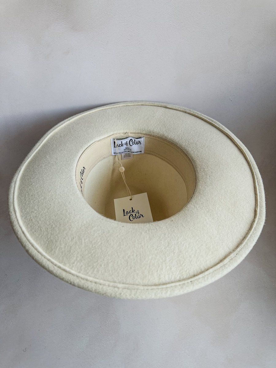 Lack Of Color Ivory The Fader Wool Hat - Imagen 9