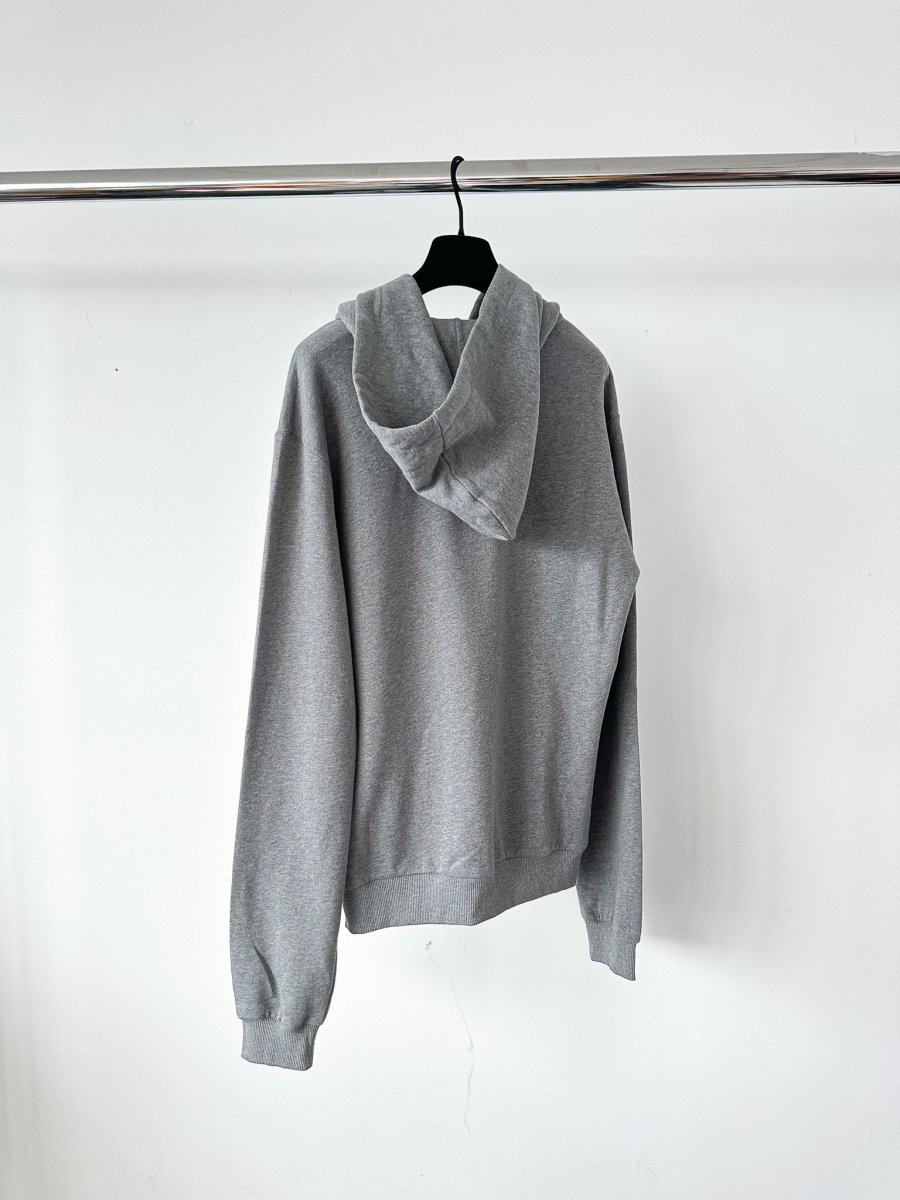 Dolce And Gabbana Grey Heart Crest Men's Hoodie - Imagen 3