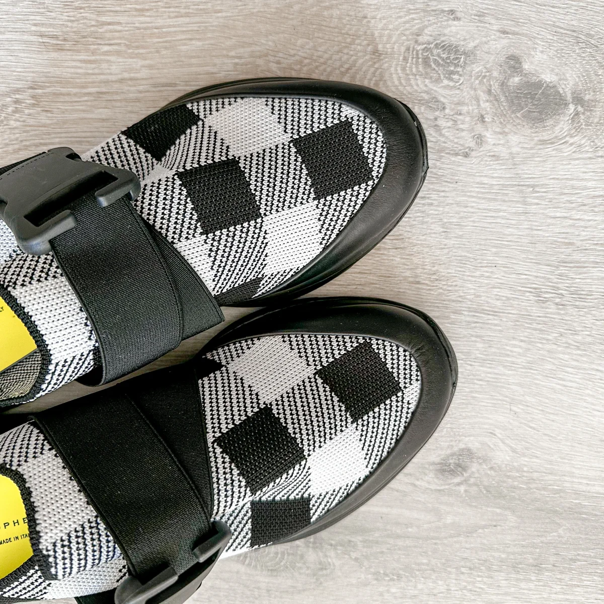 Christopher Kane Gingham Check Safety Buckle Slip On Trainers Sneakers - Imagen 3