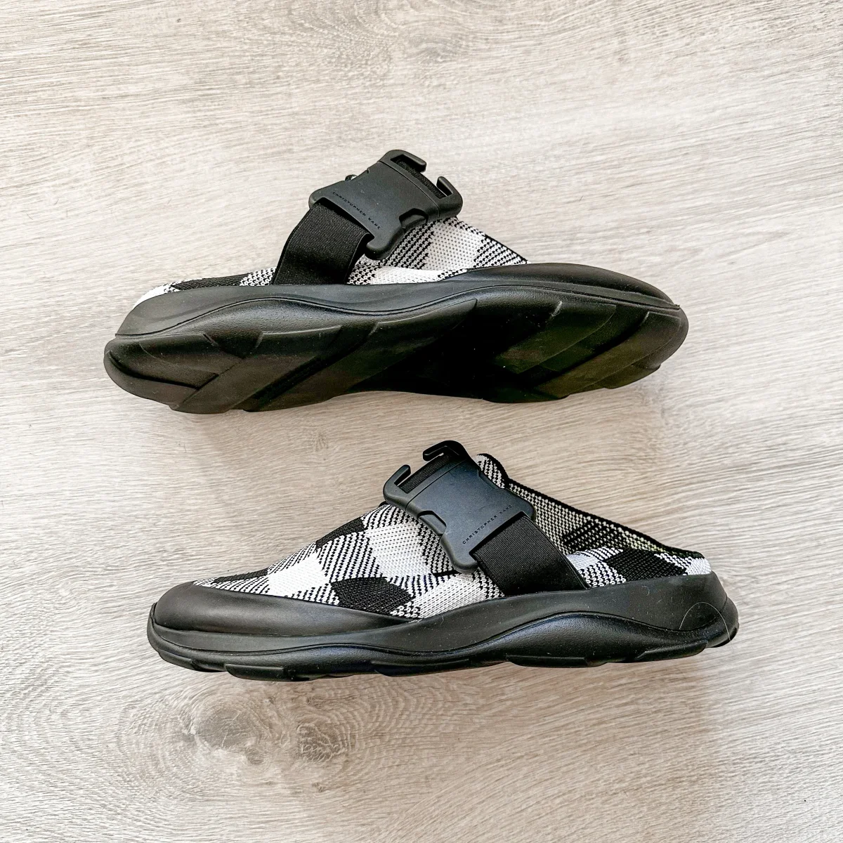 Christopher Kane Gingham Check Safety Buckle Slip On Trainers Sneakers - Imagen 5