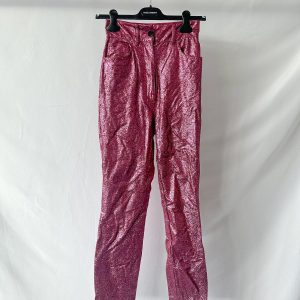 Dolce And Gabbana Pink Glitter Shimmer Sparkly Trousers