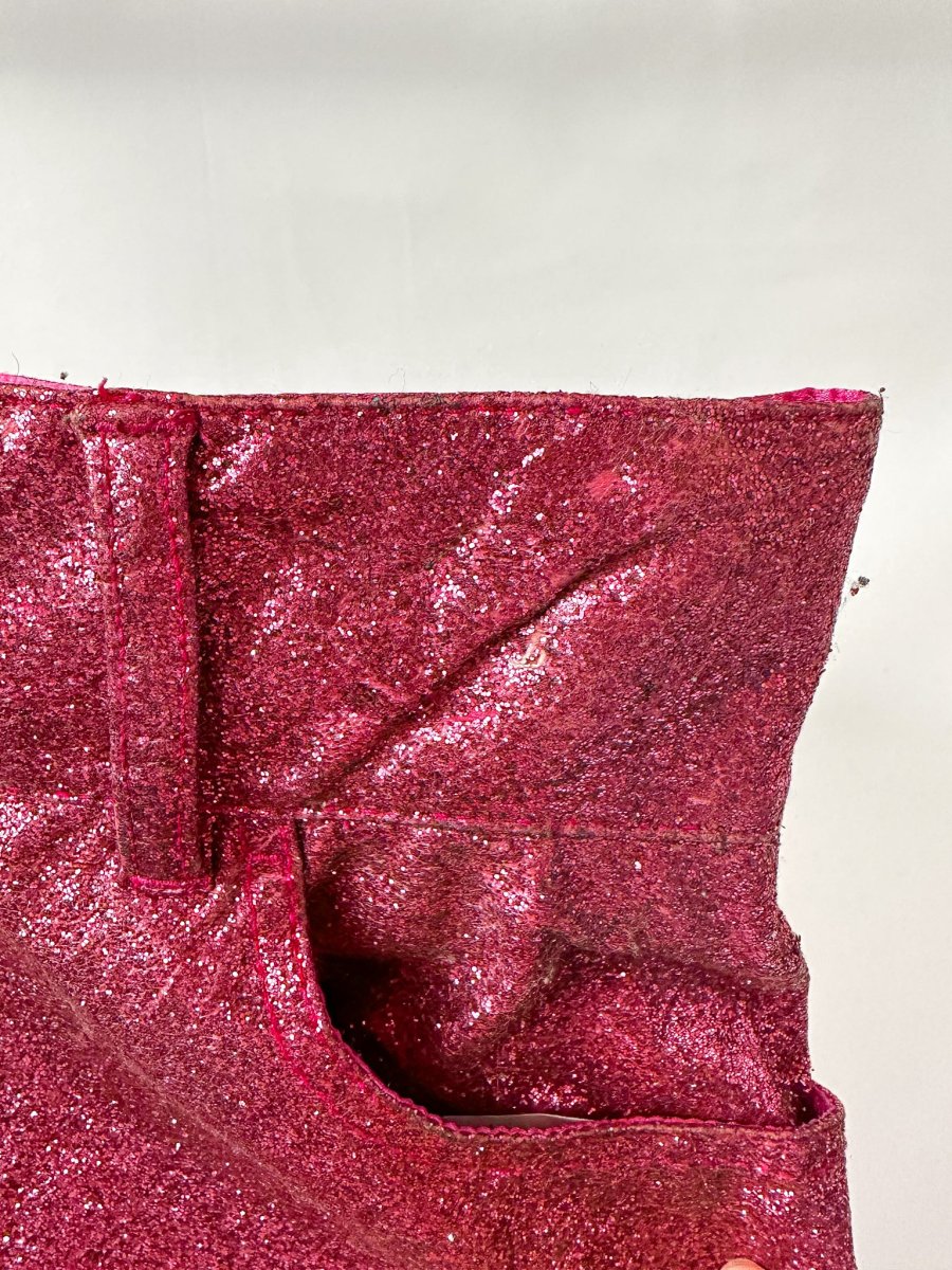 Dolce And Gabbana Pink Glitter Shimmer Sparkly Trousers - Imagen 8
