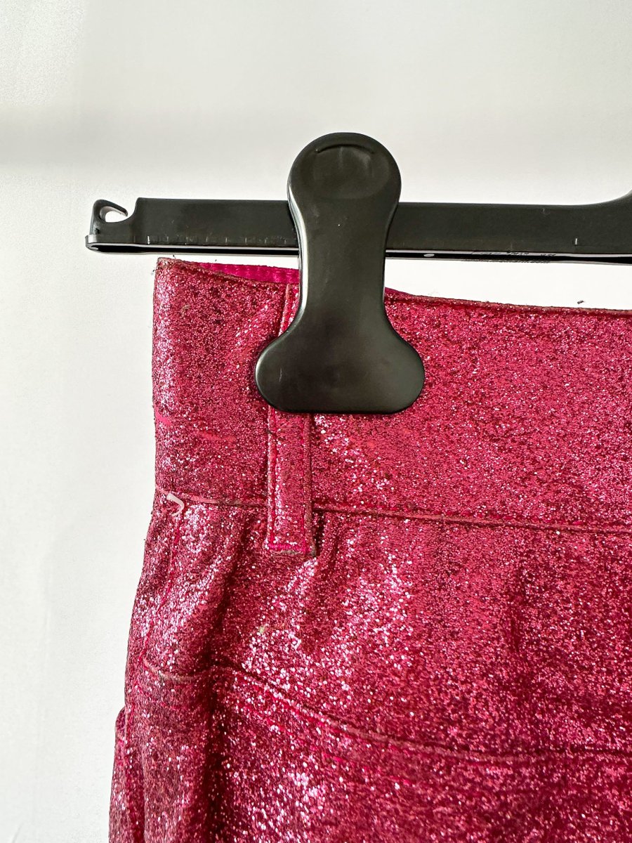 Dolce And Gabbana Pink Glitter Shimmer Sparkly Trousers - Imagen 9