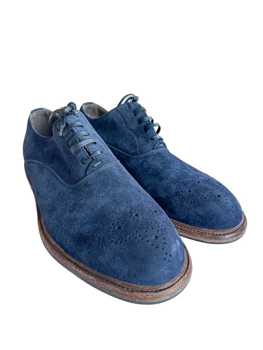 Dolce And Gabbana Blue Oxford Brogues - Imagen 2