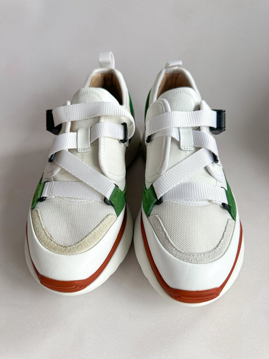 Chloé Sonnie Low Top 'Jungle Green' Trainers (FLAWS) - Imagen 6