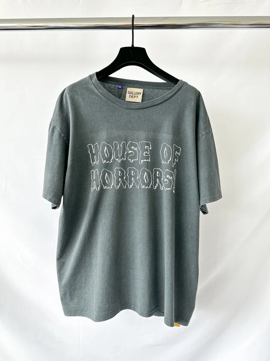 Gallery Dept House Of Horrors Faded Tee in Grey - Imagen 2
