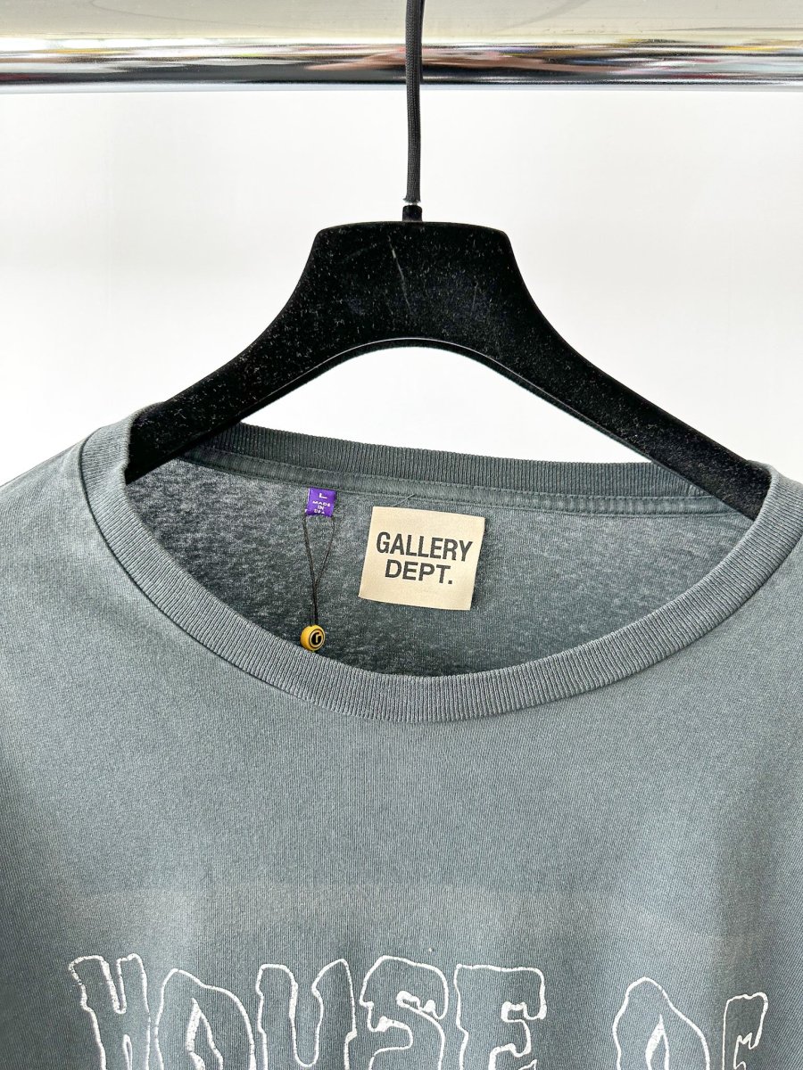Gallery Dept House Of Horrors Faded Tee in Grey - Imagen 5