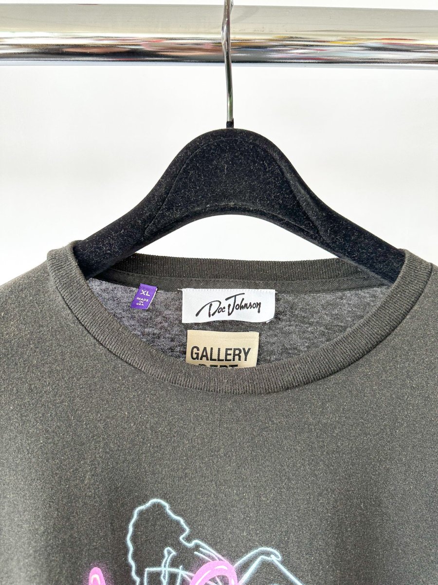 Gallery Dept X Doc Johnson Body Cocktails T Shirt Faded Black - Imagen 5