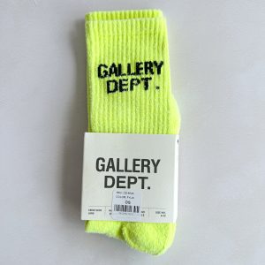 Gallery Dept. Long Crew Neon Lime Socks