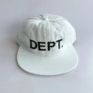 Gallery Dept Milk White Embroidered Logo Baseball Cap