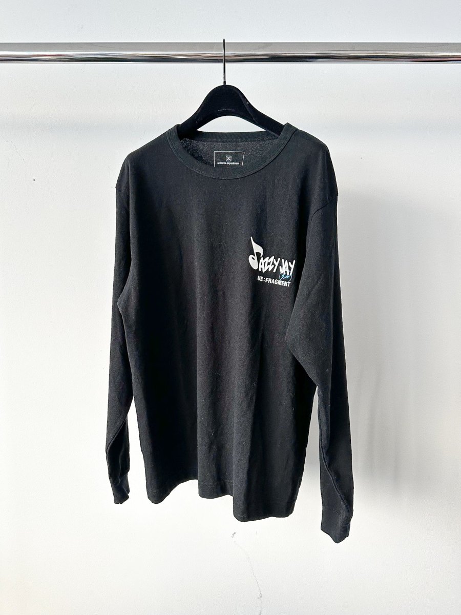 Uniform Experiment X Fragment Black 'Jazzy 5' Long Sleeve T-Shirt - Imagen 3