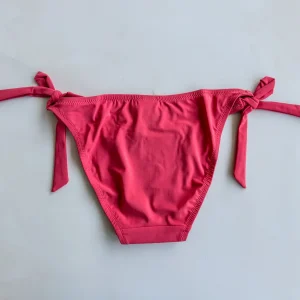 Pain De Sucre Blush Side-Tie Bikini Bottom in Onyx