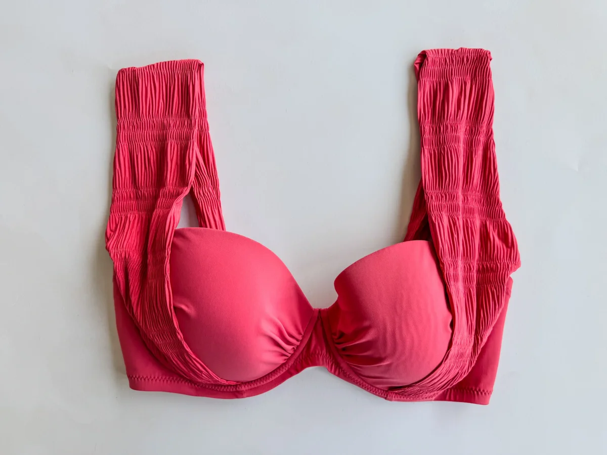Pain De Sucre Blush Pink Wide Strap Bikini Top in Django - Imagen 4