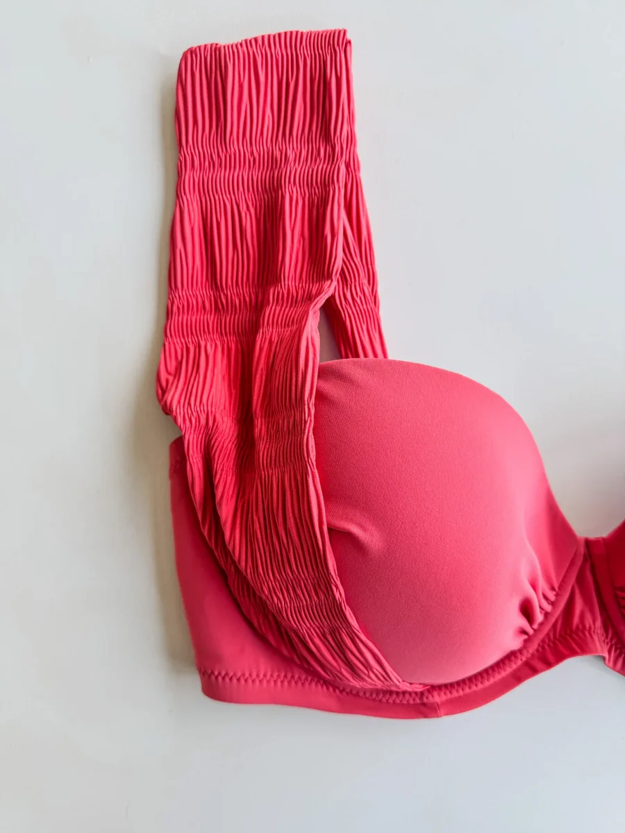 Pain De Sucre Blush Pink Wide Strap Bikini Top in Django - Imagen 5