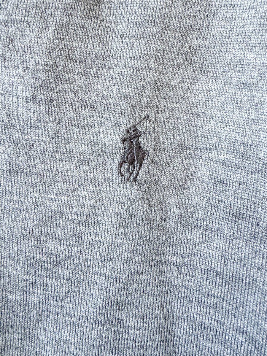 Ralph Lauren Polo Grey Merino Vest Jumper - Imagen 5