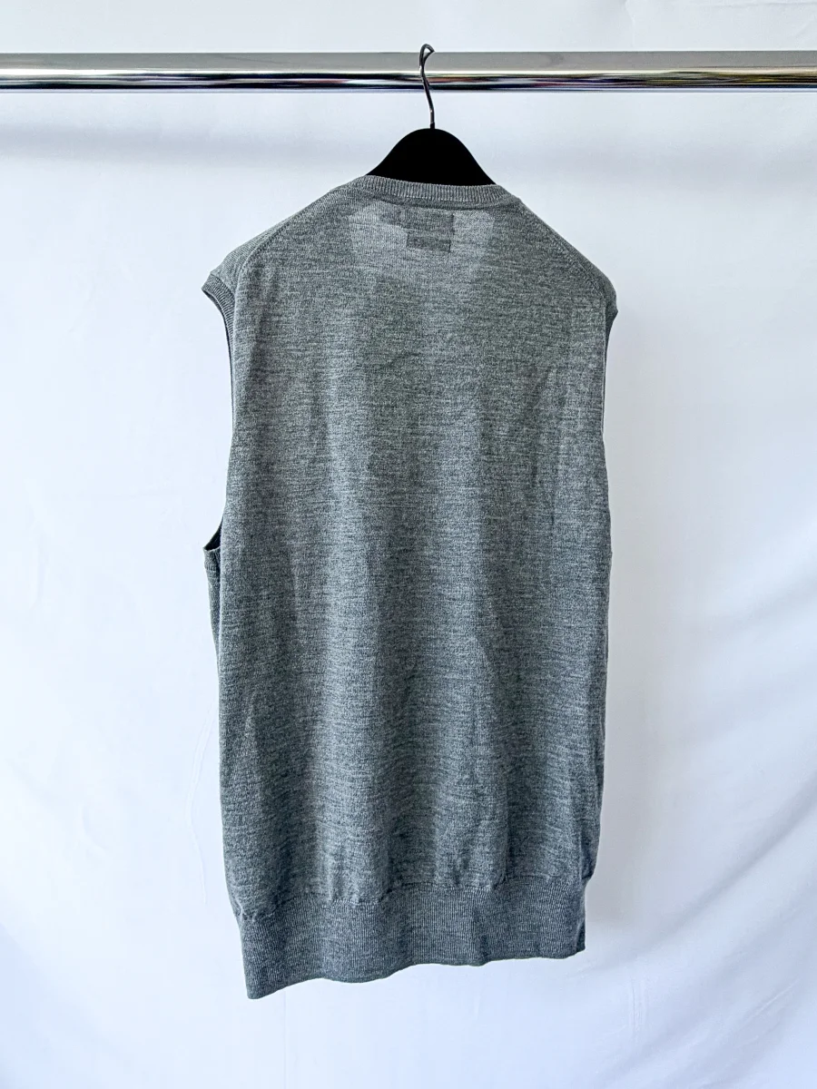 Ralph Lauren Polo Grey Merino Vest Jumper - Imagen 3