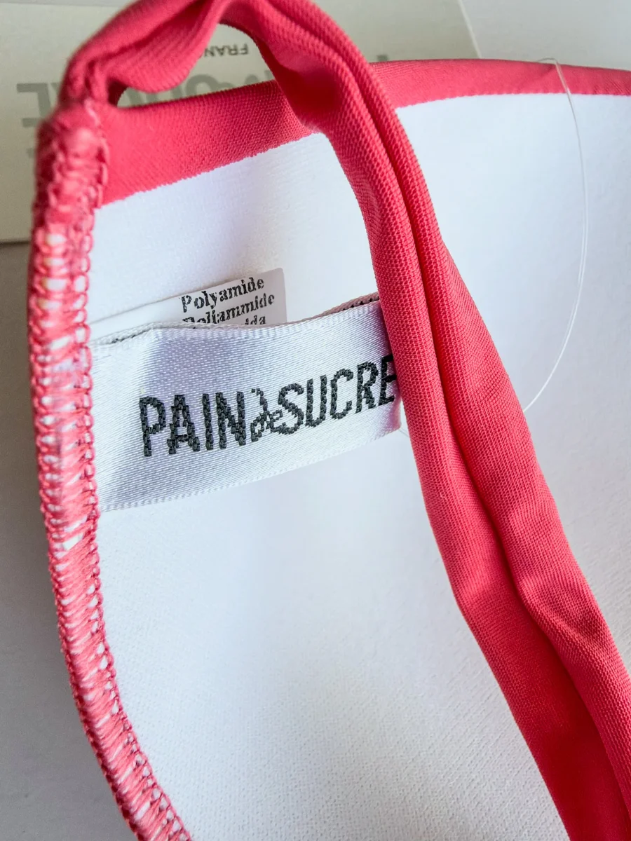 Pain De Sucre Pink Jewel Detail Bikini Top in Elan - Imagen 8