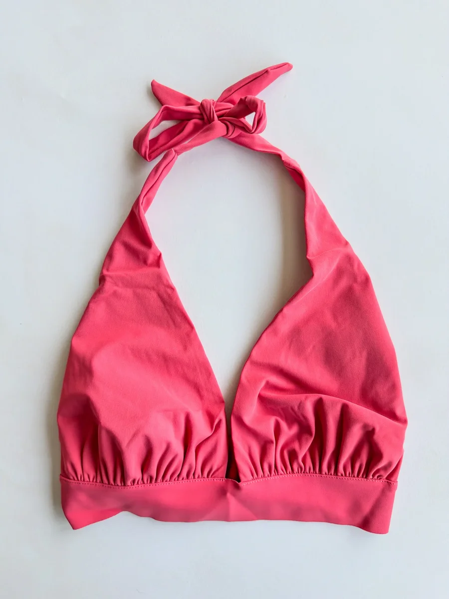 Pain De Sucre Blush Pink Triangle Bikini Top in Enea - Imagen 5