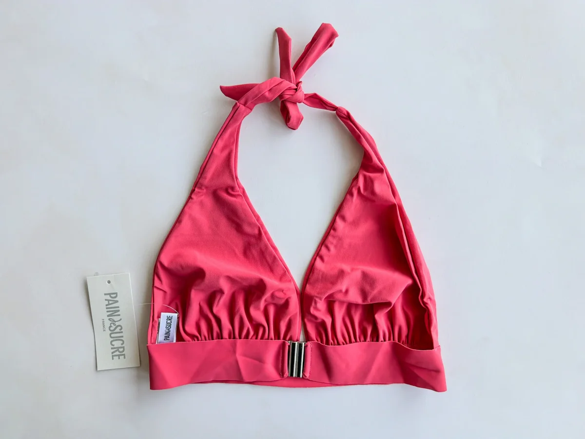 Pain De Sucre Blush Pink Triangle Bikini Top in Enea - Imagen 9