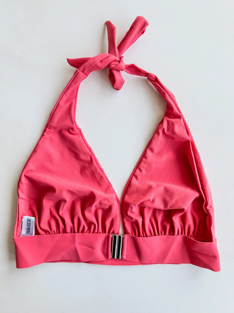 Pain De Sucre Blush Pink Triangle Bikini Top in Enea - Imagen 4