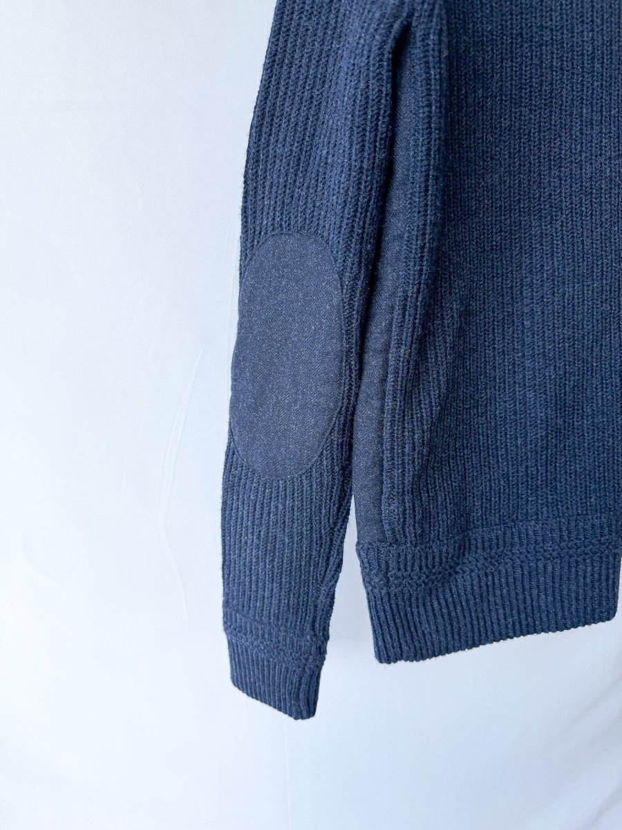 Ralph Lauren Polo Shawl Navy Wool Cardigan - Imagen 8