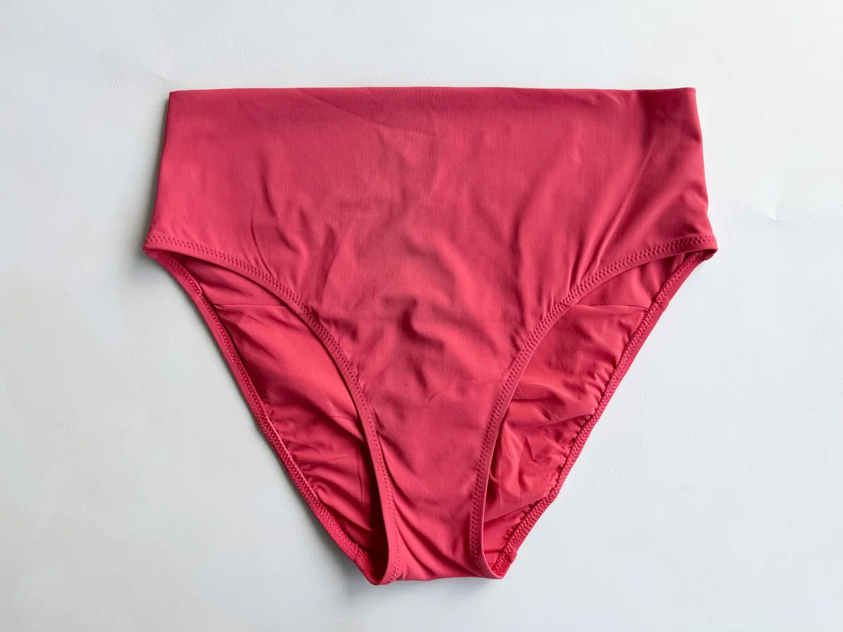 Pain De Sucre Pink High Waist Foldover Bikini Bottom in Tobago - Imagen 3