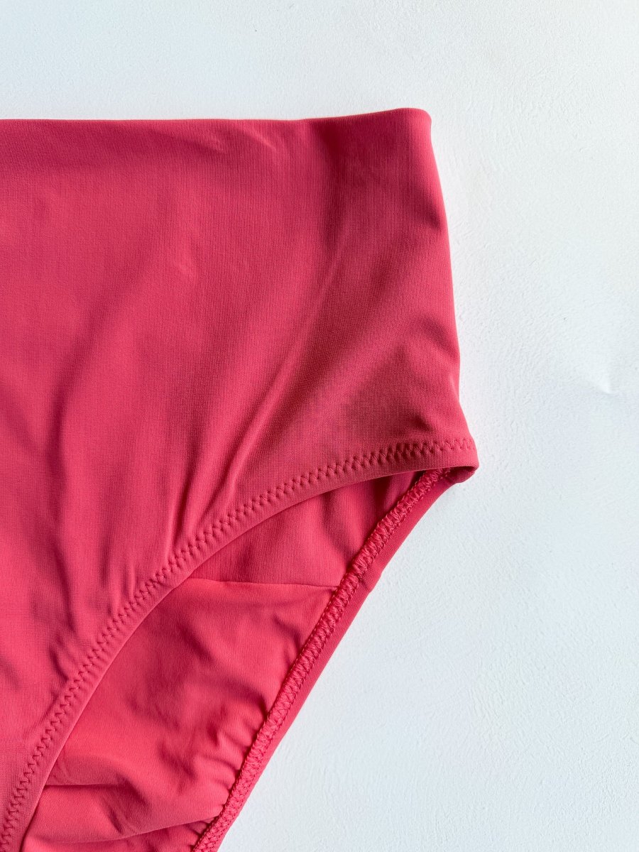 Pain De Sucre Pink High Waist Foldover Bikini Bottom in Tobago - Imagen 7