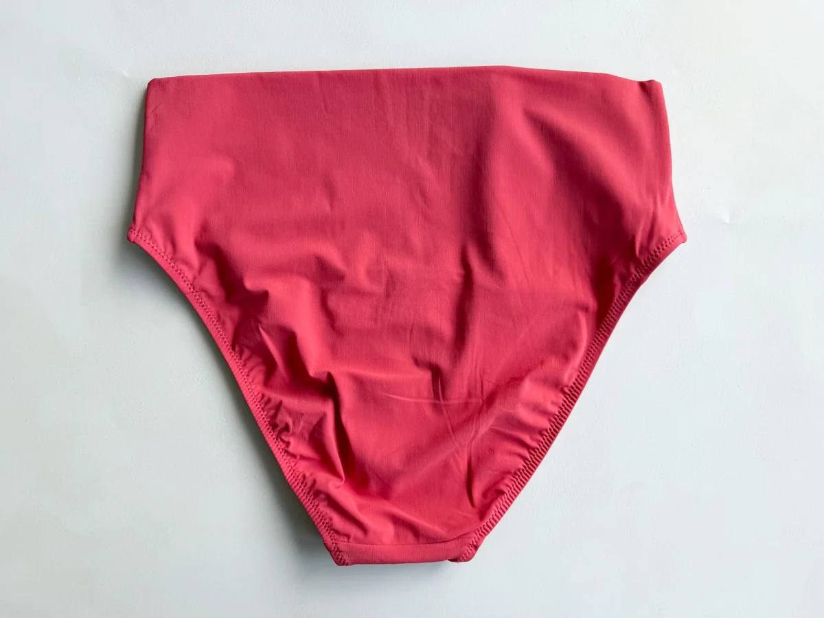 Pain De Sucre Pink High Waist Foldover Bikini Bottom in Tobago - Imagen 8