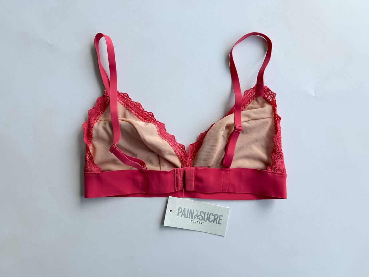 Pain De Sucre Divine Pink Lace Triangle Bra - Imagen 7