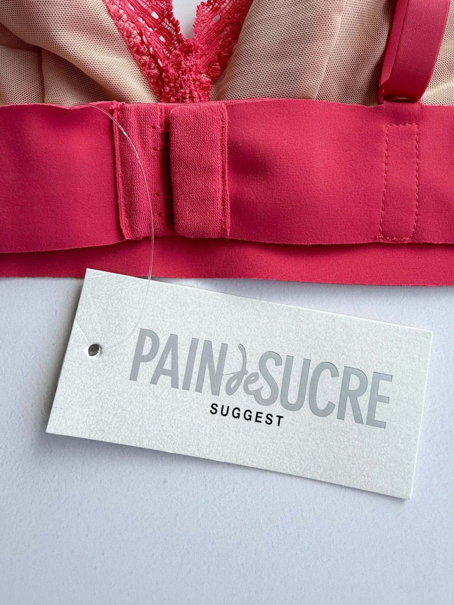 Pain De Sucre Divine Pink Lace Triangle Bra - Imagen 8