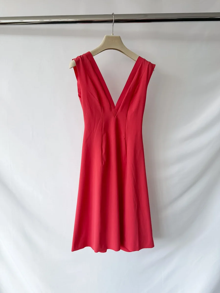Pain De Sucre Blush V-Neck Beach Summer Dress in Savana - Imagen 2